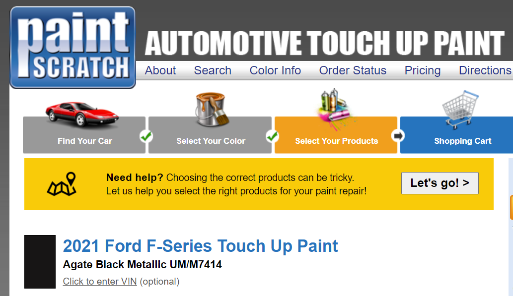 Ford F-150 Agate Black (UM) Scratch Pen Alternative? 1627091154316