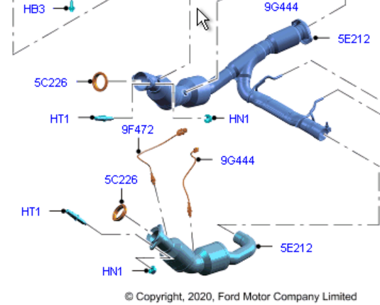 Ford F-150 21+ downpipe difference from 18-20? 1696650806353