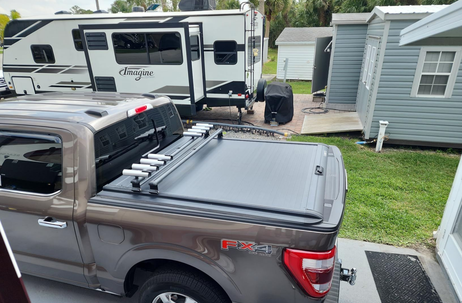 Calling all fishing enthusiasts! 🎣 Adjustable Truck Cap Roof Rack from  Melipron, F150gen14 -- 2021+ Ford F-150, Tremor, Raptor Forum (14th Gen)