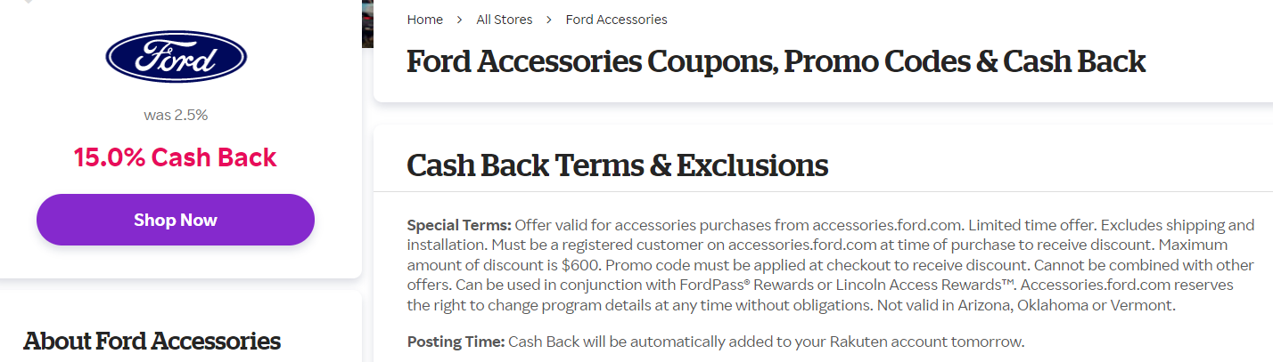 Ford F-150 Fordpass members discounts up to 25% + 25% Cashback 1715069402054-nk