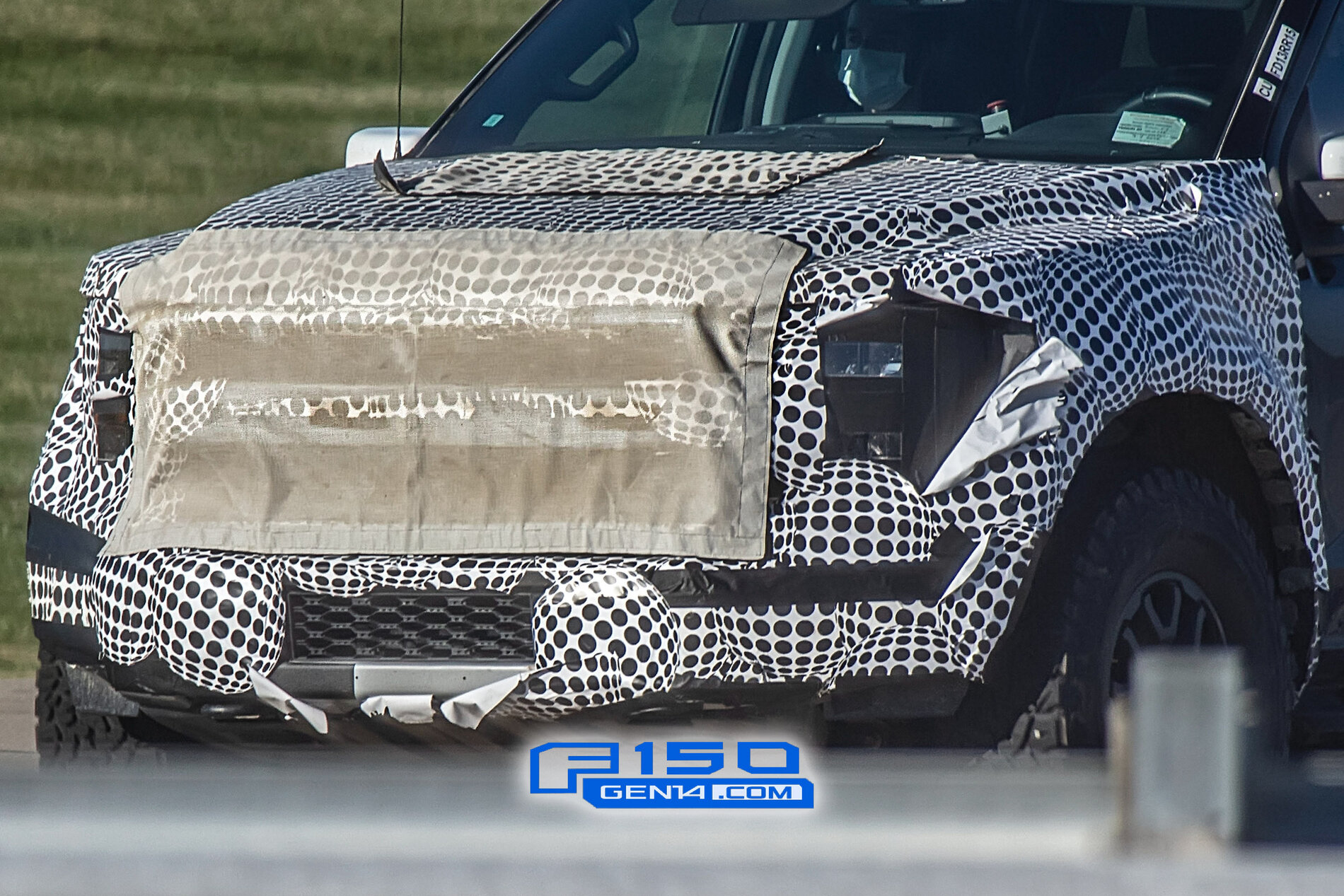 Ford F-150 Spied: 2021 F-150 Raptor's Coil Springs Suspension Undisguised 2021-2022 Ford F150 Raptor Grille.gr05.Spied