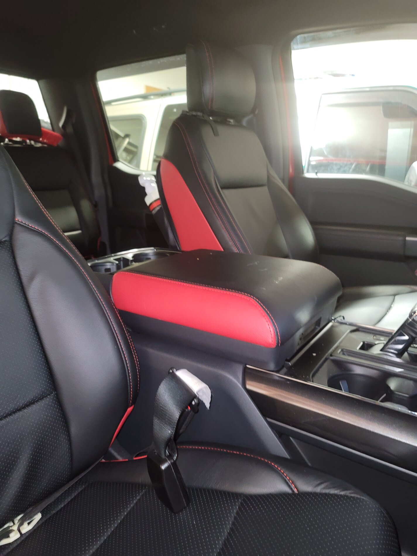 Ford F-150 Katzkin seat covers (Black & Red) in my 2021 F-150 XLT 20210223_101141 (1)