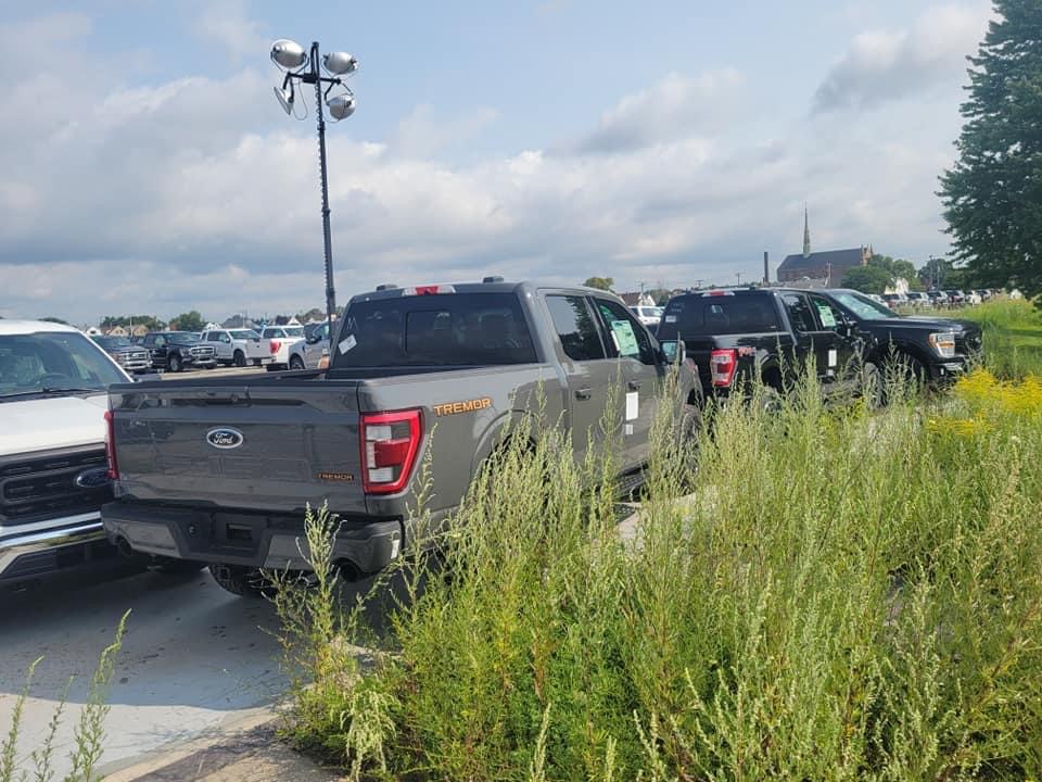 Ford F-150 Spotted: 2021 F150 Tremors parked in Detroit Lot 3BE54263-157D-4BEE-832F-649494FA48E0