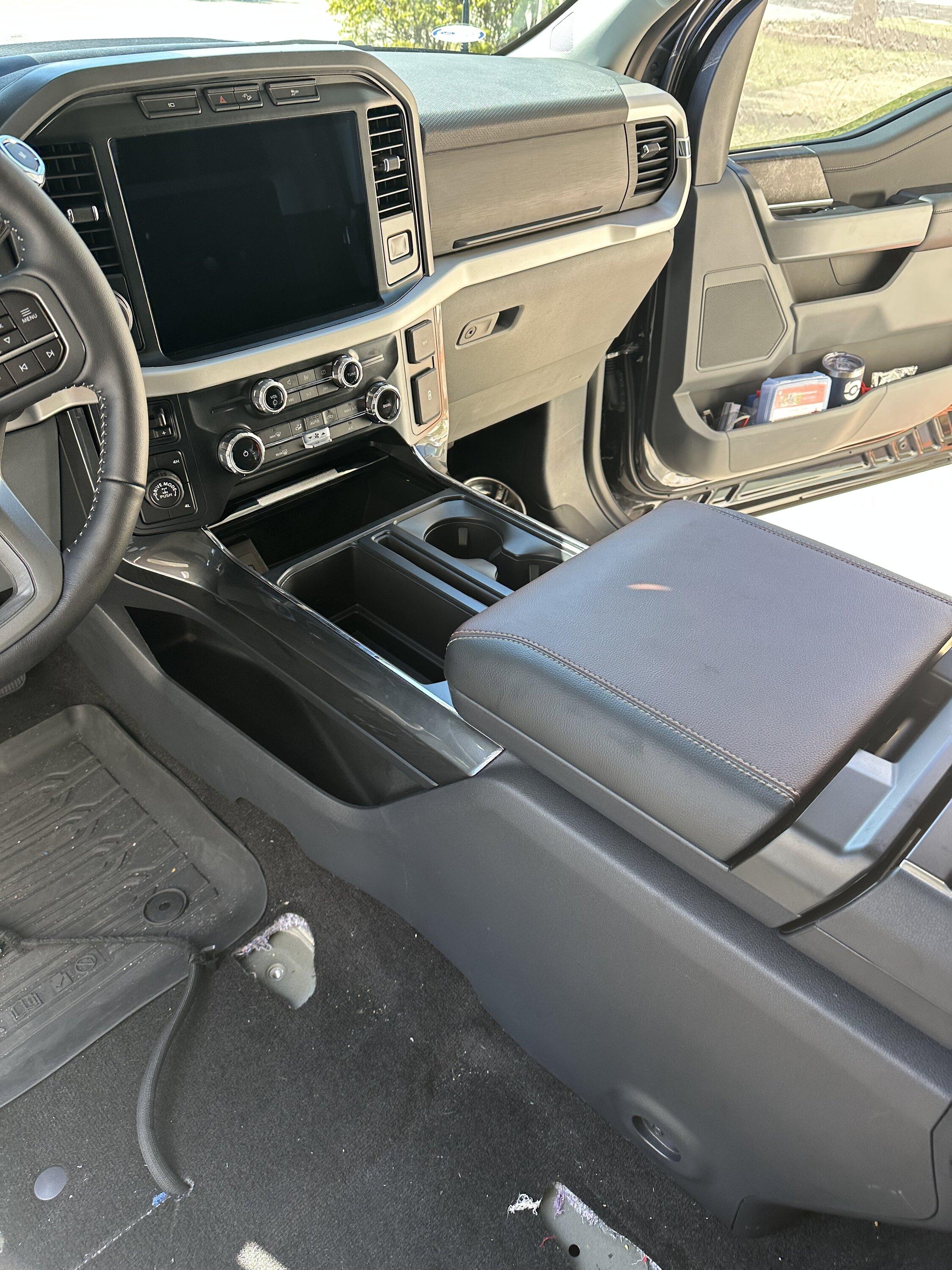 Ford F-150 Installed my center console and upgraded to 12” display 8EF8A384-91AA-4D4C-ABED-C6BE4400BA5A