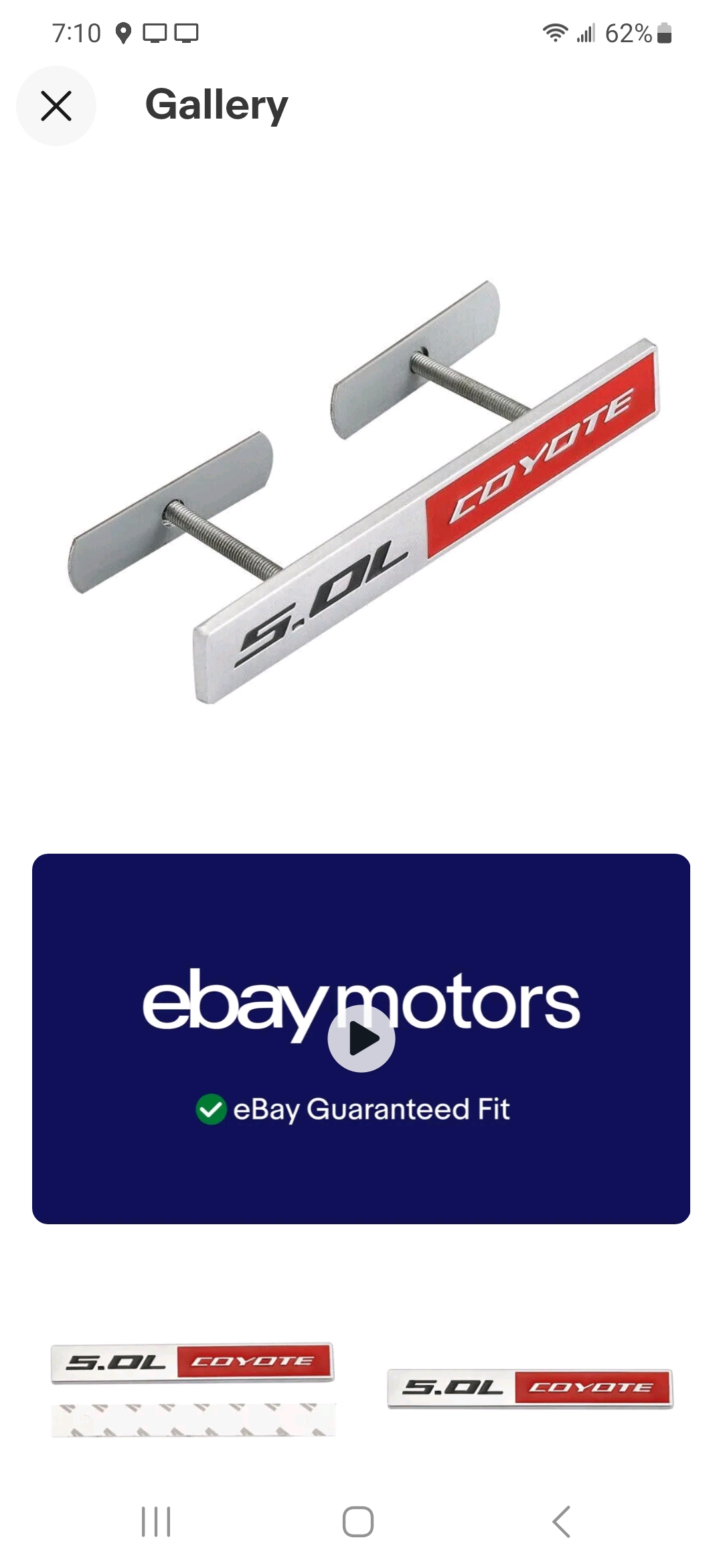 Ford F-150 5.0 Badges Screenshot_20230603_191046_eBay