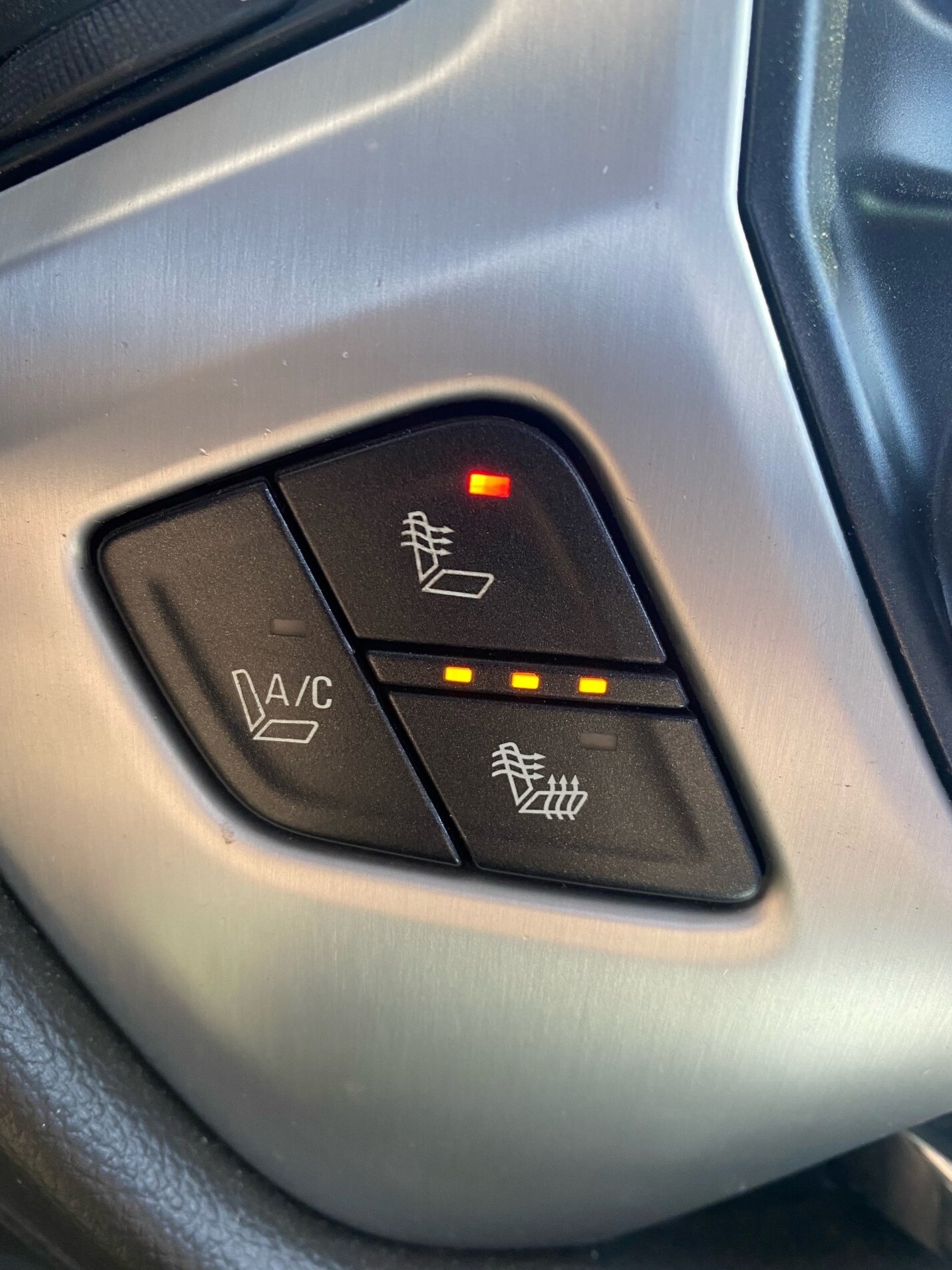 Ford F-150 Heated seats... Any way to just turn on the back portion???? sierra