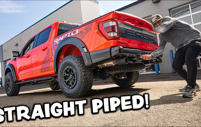 Straight Piped F-150 Raptor R Sounds Crazy