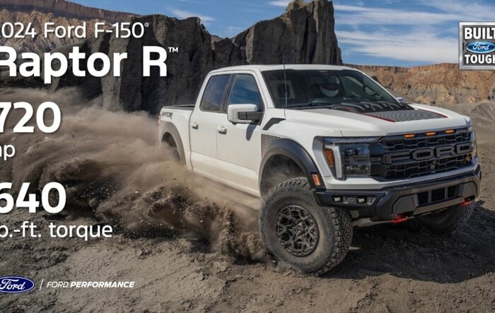 2024 F-150 Raptor R Increases to 720 Horsepower / 640 LB-FT Torque