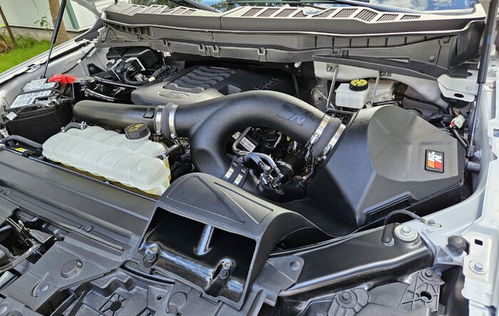 Installed K&N CAI cold air intake kit and Borla exhaust on 3.5 EcoBoost F-150