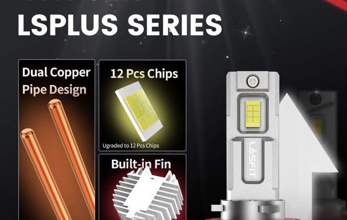 2024 Upgraded 4th-Gen Lasfit LSplus Series LED Bulb | BRIGHTEST & STABLEST