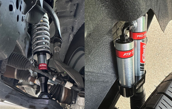 Eibach Pro-Truck Stage 2R Coilover Level Kit installed on 2023 F-150