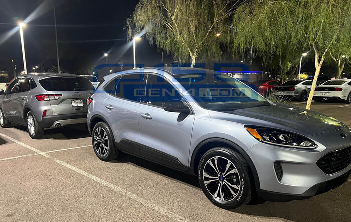 Iced Blue Silver vs. Iconic Silver color comparison side-by-side