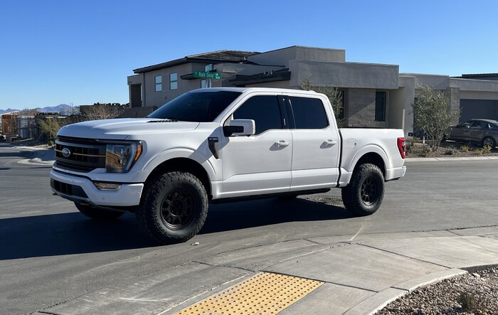 Tremor pics after coilovers, tires, wheels and tint