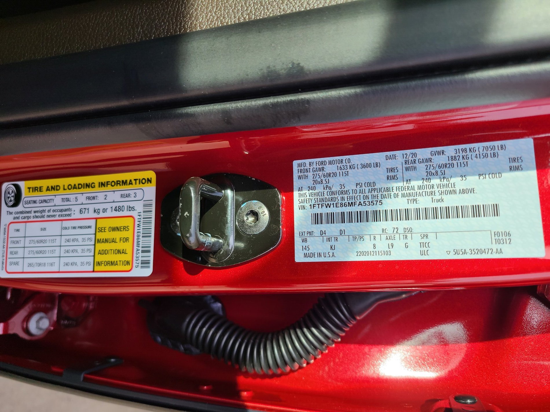 King Ranch / Platinum / Limited Payload Sticker thread F150gen14