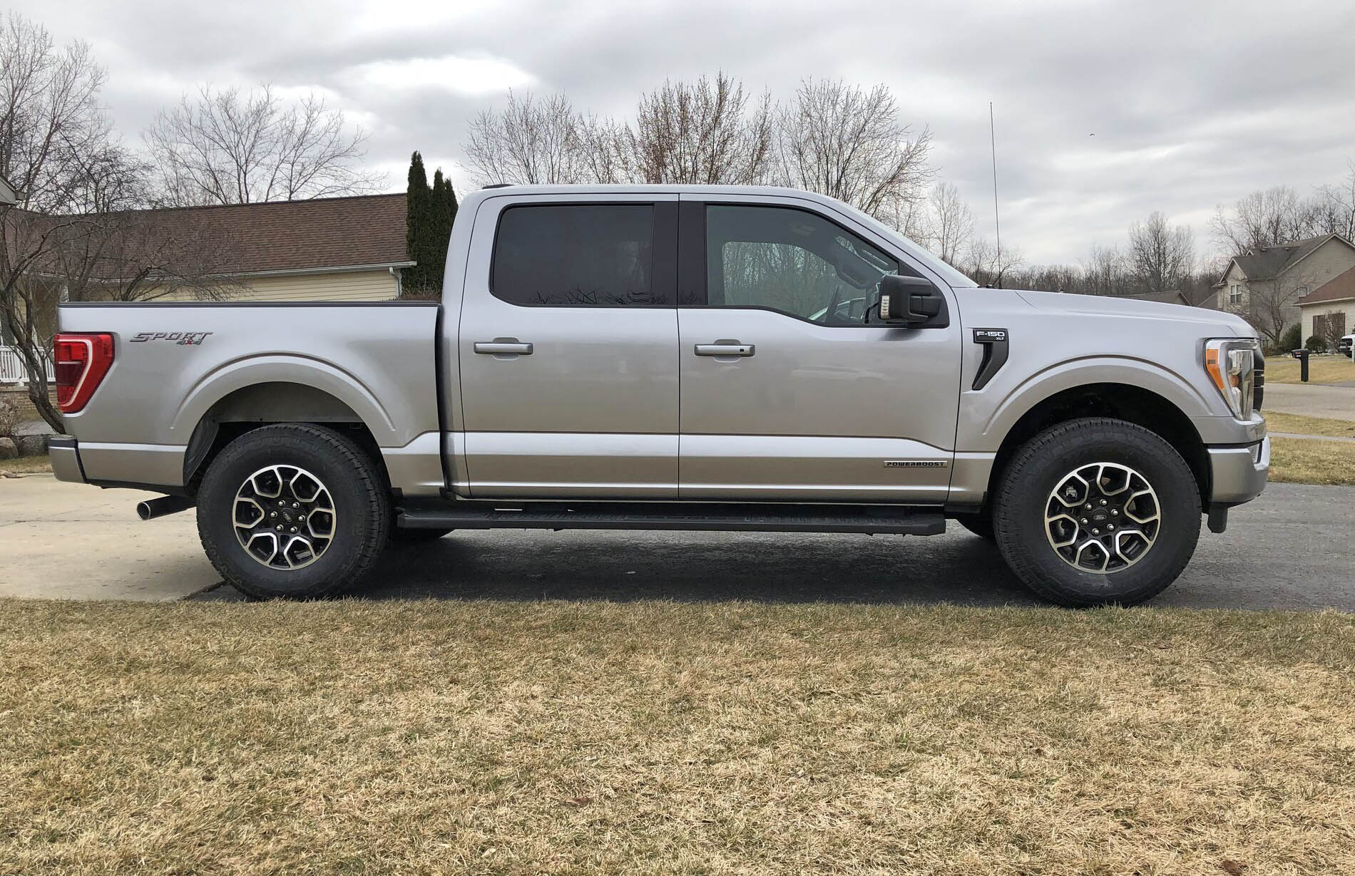 My 2021 F150 Iconic Silver on 2” Bilstein 6112 kit, 295/70R18