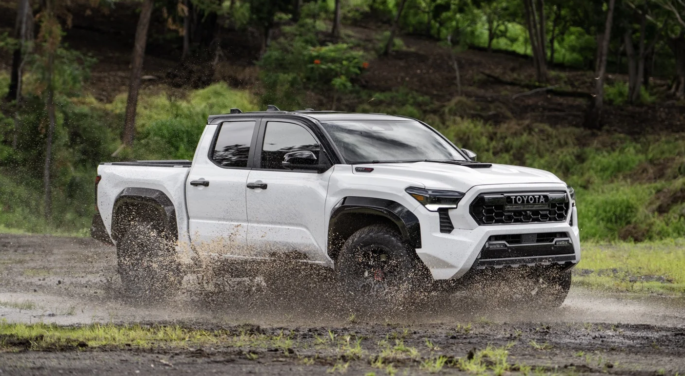 2024 Toyota Tacoma TRD Pro Press Photos Exterior 001 Side Front Three Quarters Copy 